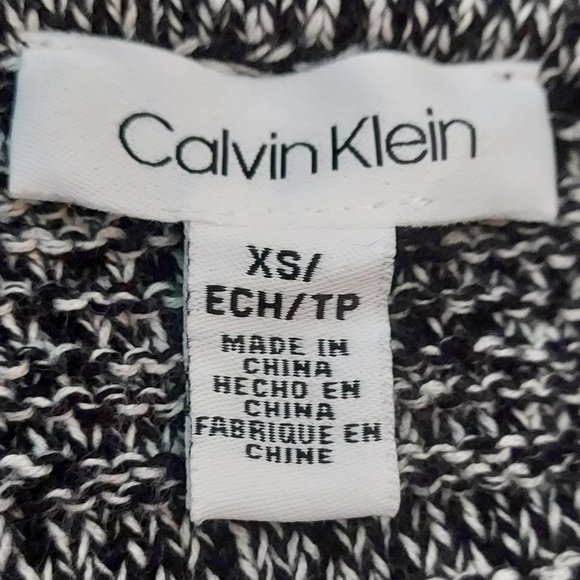 Calvin Klein Women's Cowl Neck Long Sleeve Sweater Black Size XS - Picture 6 of 7